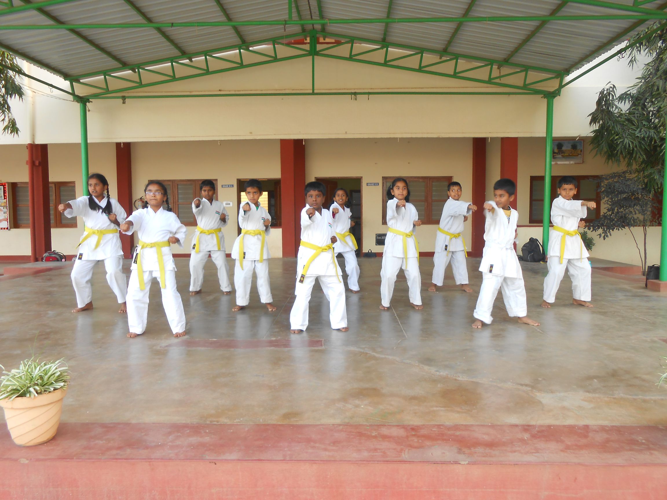 Observance of Fitness Week-Aerobics   and Karate