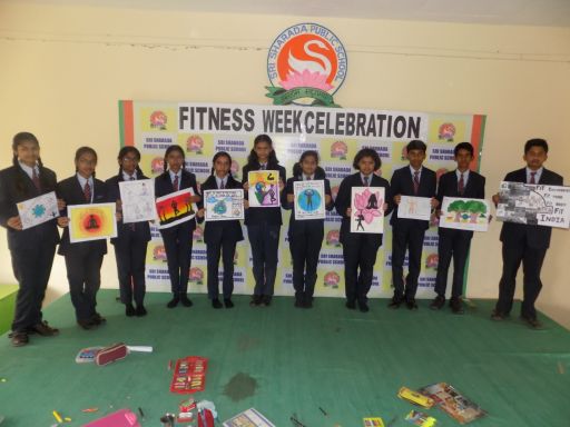 Observance of Fitness Week-Poster making